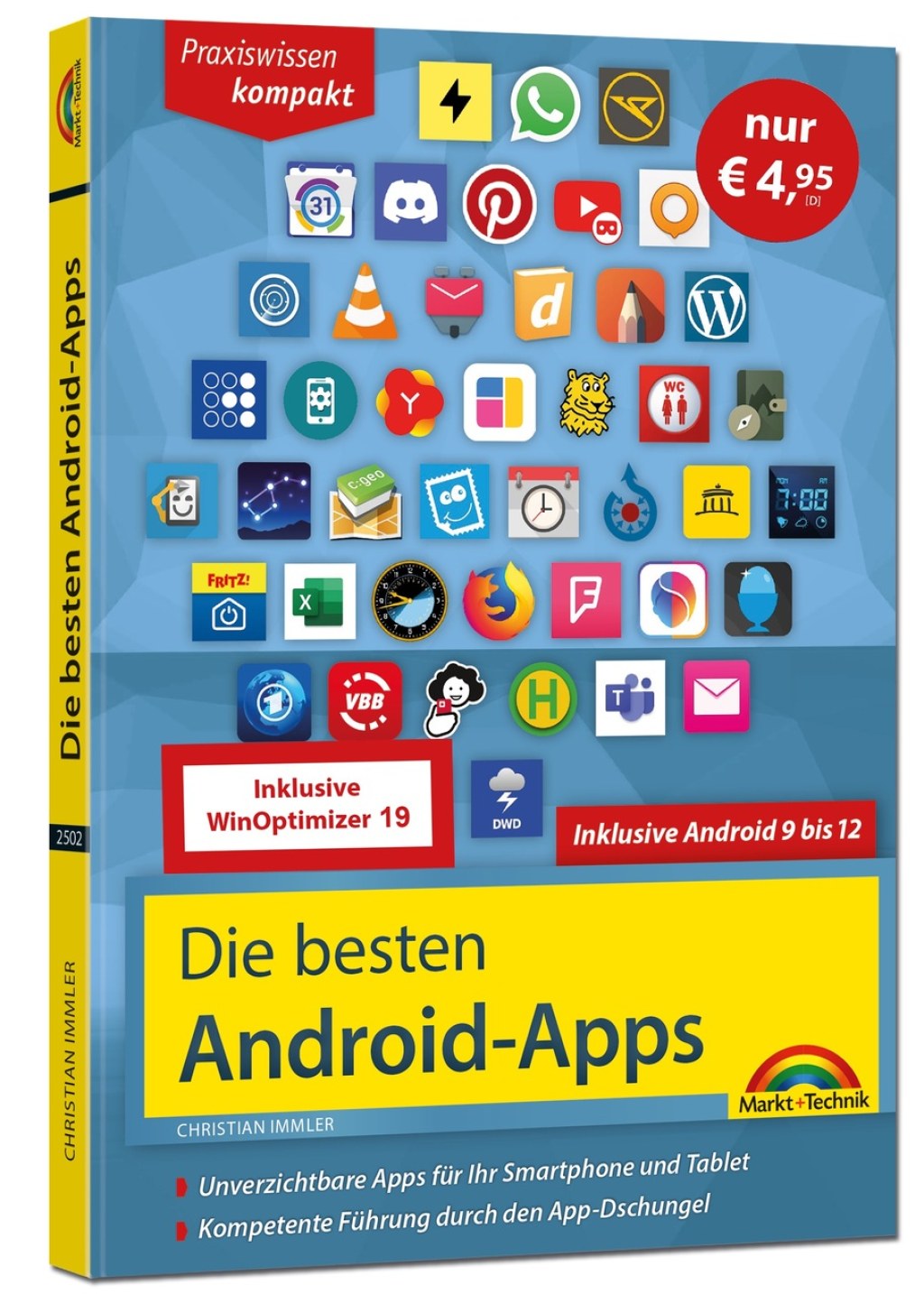 Picture of: Die besten Android-Apps: Für dein Smartphone und Tablet – aktuell zu  Android ,, und  von Christian Immler (kartoniertes Buch)
