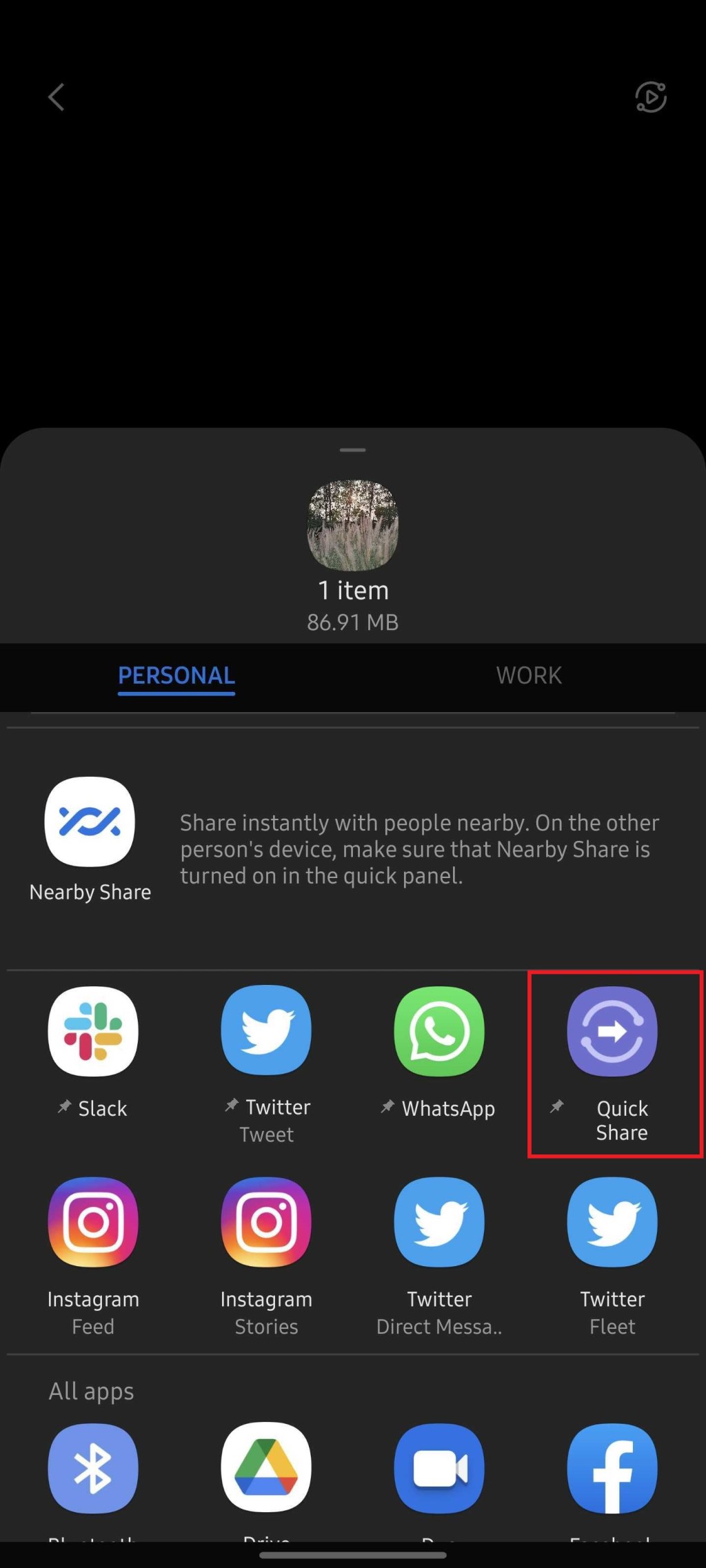 Picture of: Tutorial how to use Quick Share feature – Samsung Members